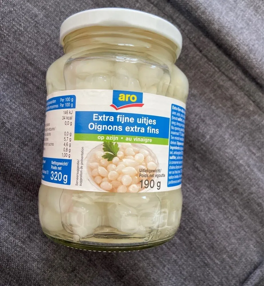 Oignons extra fin
