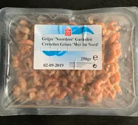 Crevettes grises mer du nord