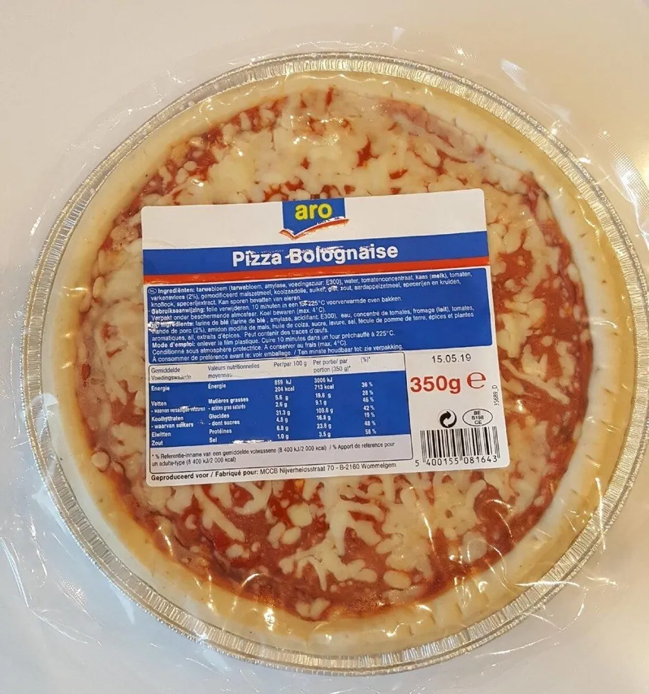 Pizza bolognaise