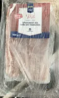 Lard en tranches