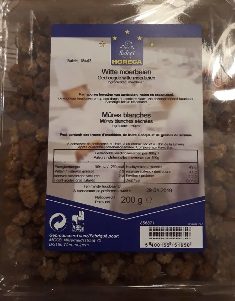 Mûres blanches