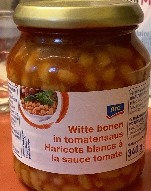 Haricots blancs a la saice tomate