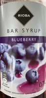 Bar syrup blueberry