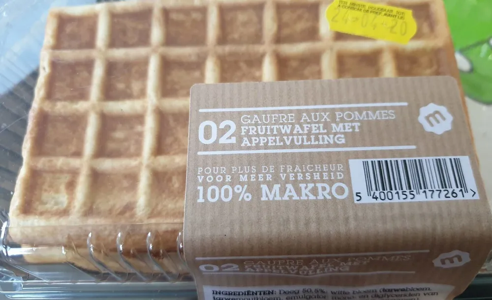 Gaufre aux pommes