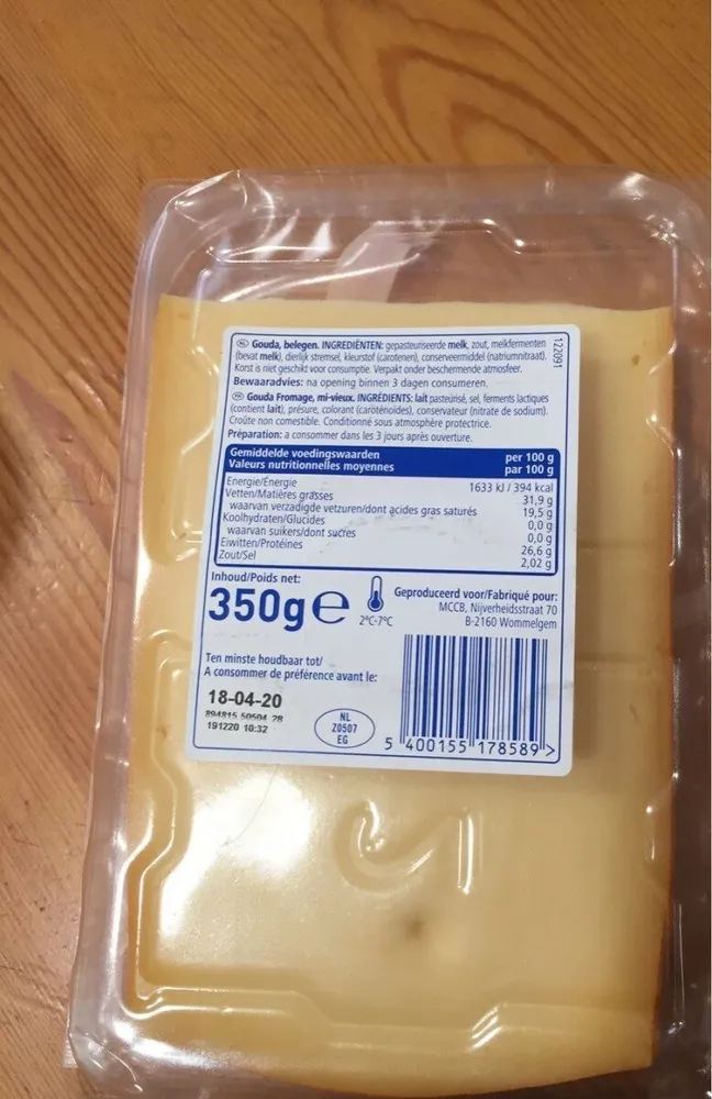 Gouda fromage mi-vieux