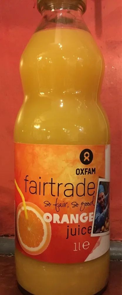 Oxfam orange juice