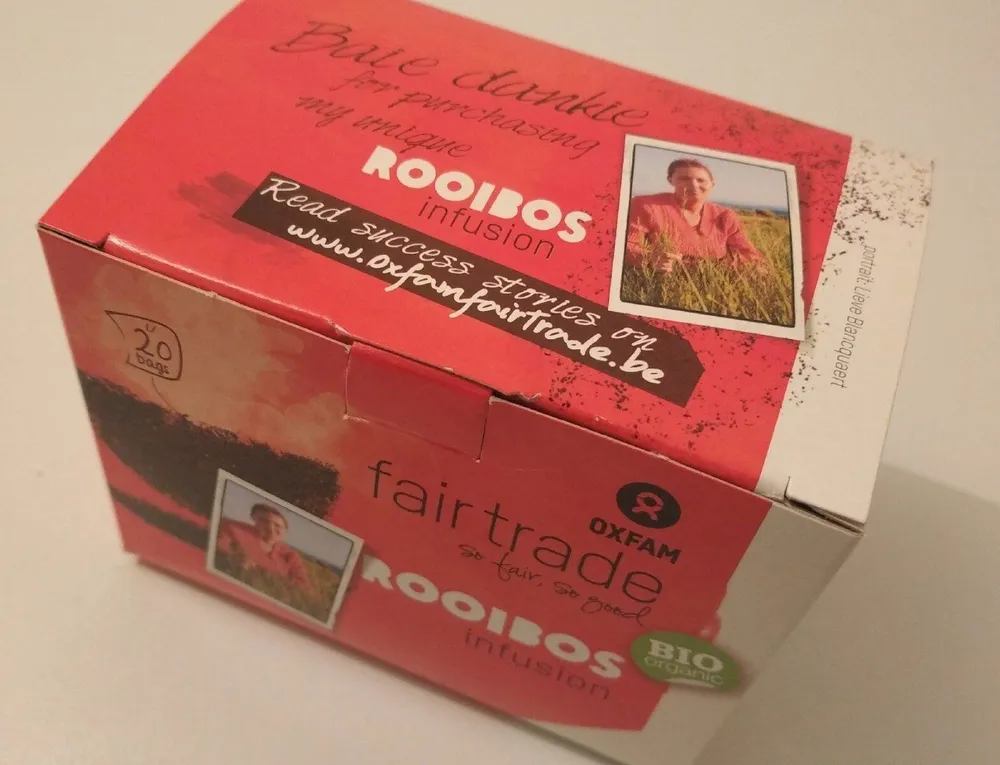 Rooibos infusion baie dankie