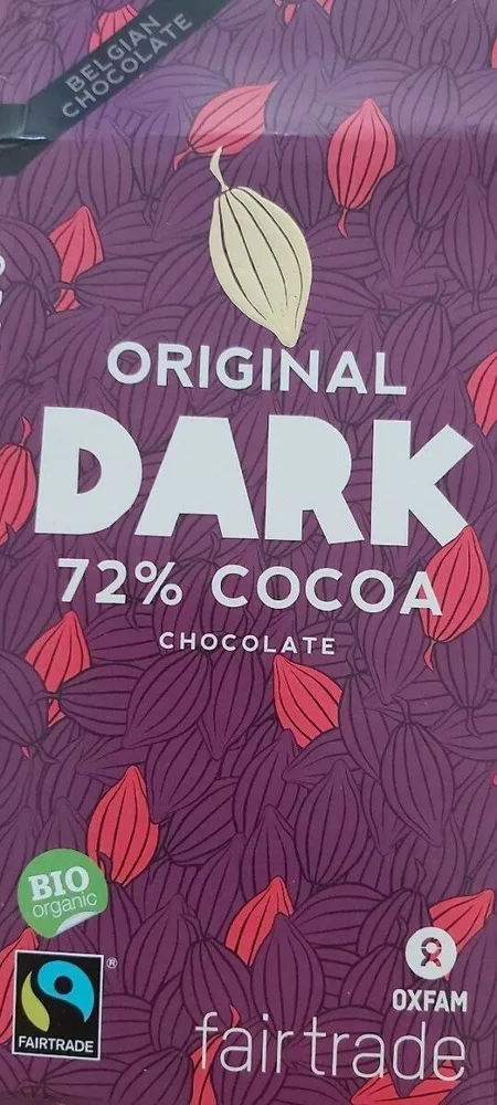 Original dark chocolate 72% Cocoa