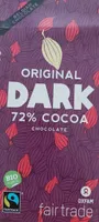 Original dark chocolate 72% Cocoa