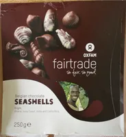 Belgian chocolate seashells