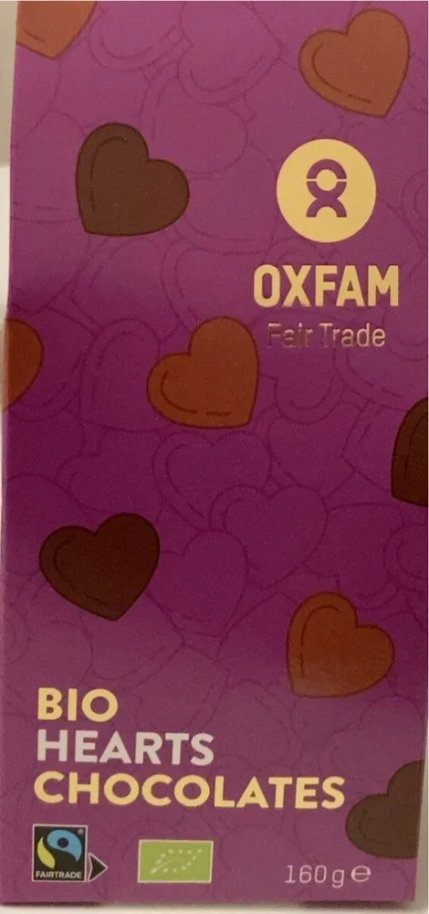 Bio Hearts chocolates