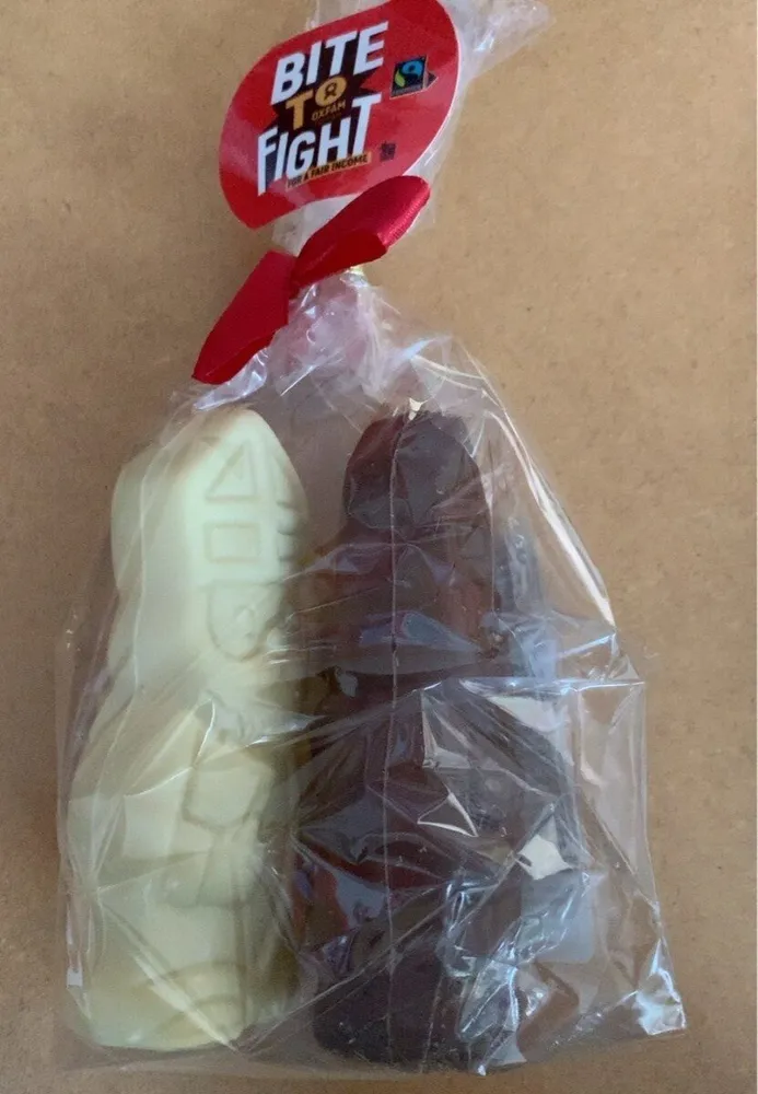Chocolat au lait et blanc Saint-Nicolas