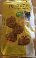Lemon hearts biscuits