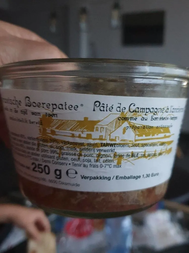 Pâté de campagne à l'ancienne