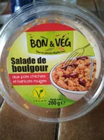 Salade de boulgour aux pois chiches et haricots rouges