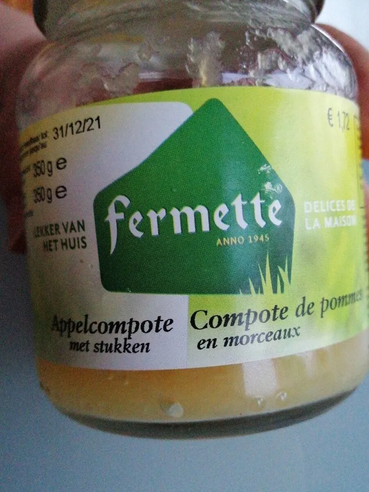 Compote de pomme en morceaux