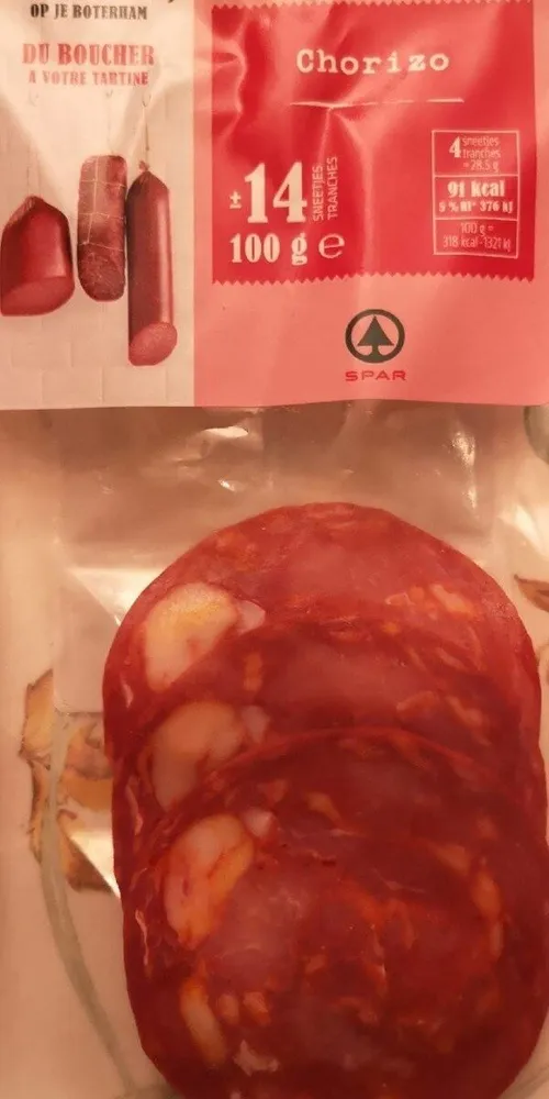 Chorizo du boucher à votre tartine