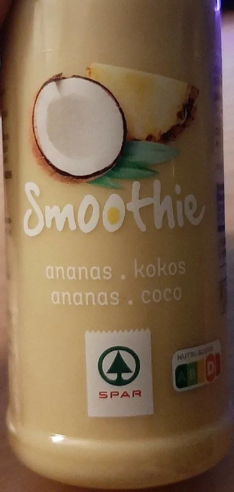 Smoothie ananas coco