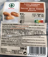 Petits pains blancs précuits