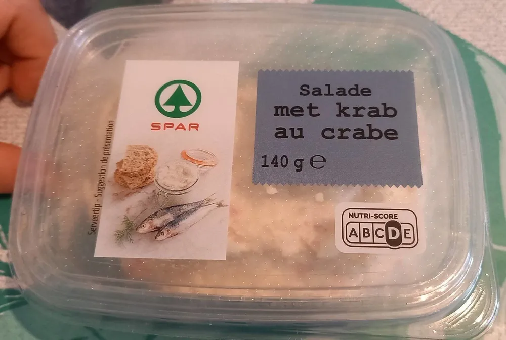 Salade au crabe