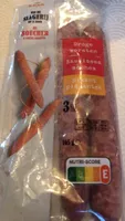 Saucisses sèches piquantes