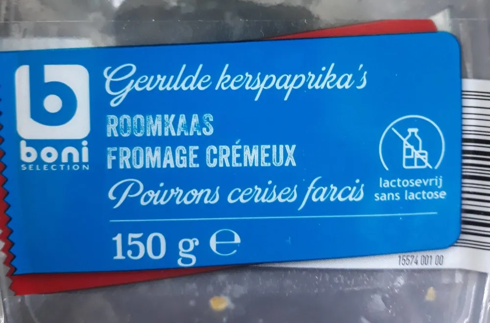 Poivrons cerise farcis fromage crémeux