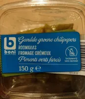 Piments verts farcis fromage crémeux