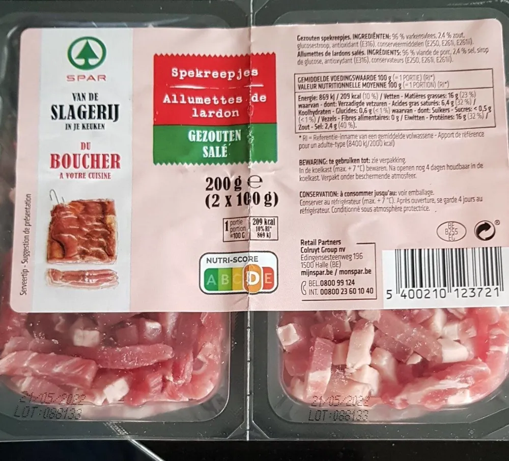 Allumettes de lardon