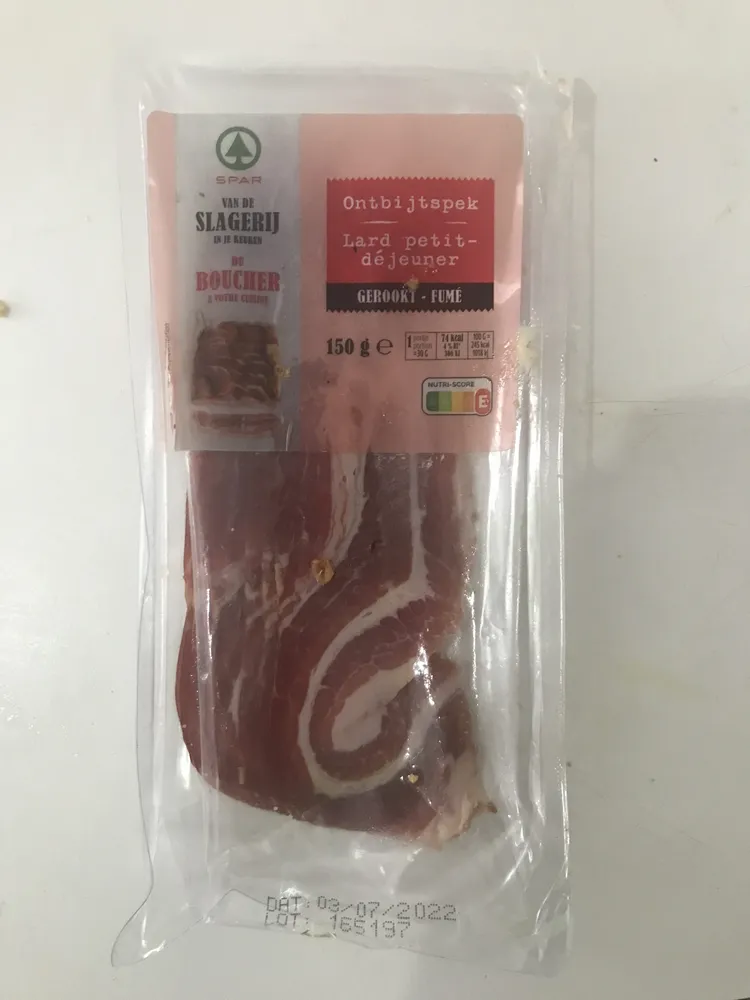 Lard petit-déjeuner