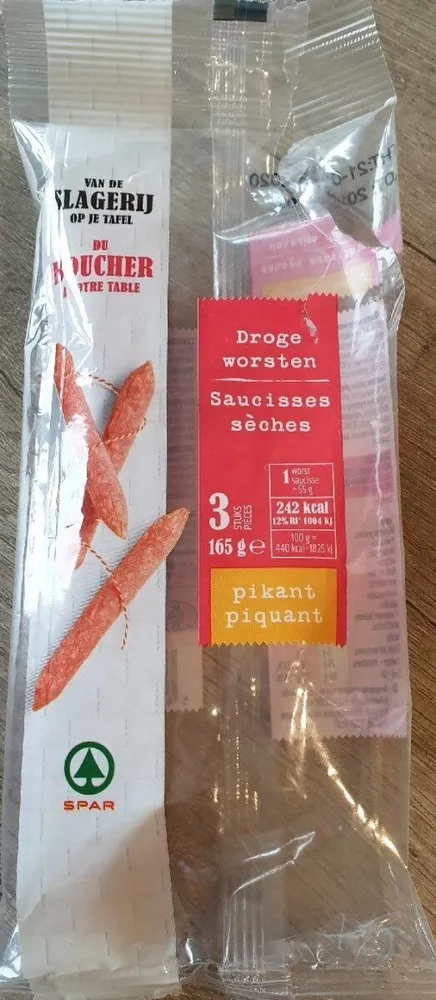 Saucisse sèche piquant