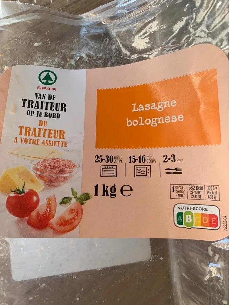 Lasagne bolognaise