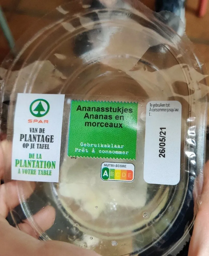 ananas en morceaux