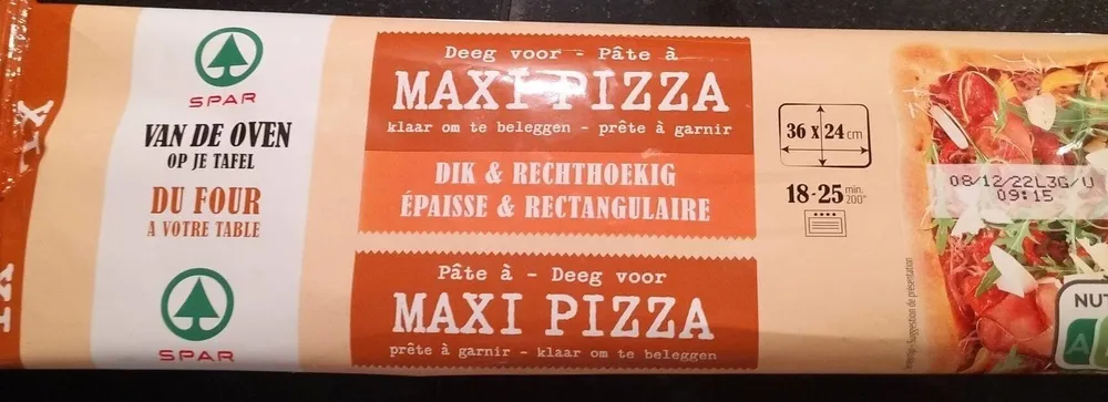 Pizza deeg spar