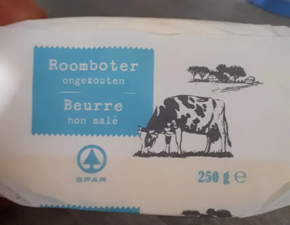 Beurre non salé