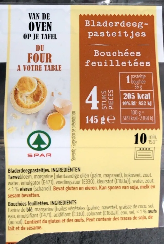 Bouchees feuilletees