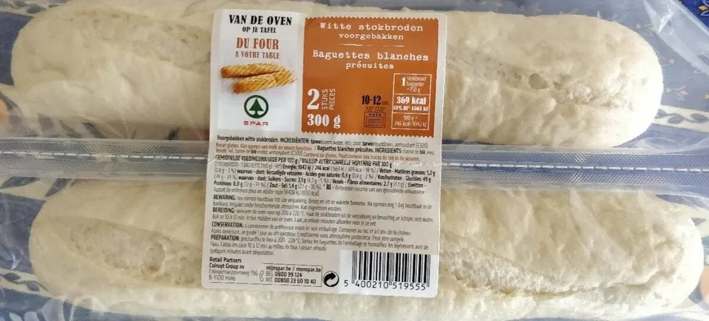 Baguettes précuites