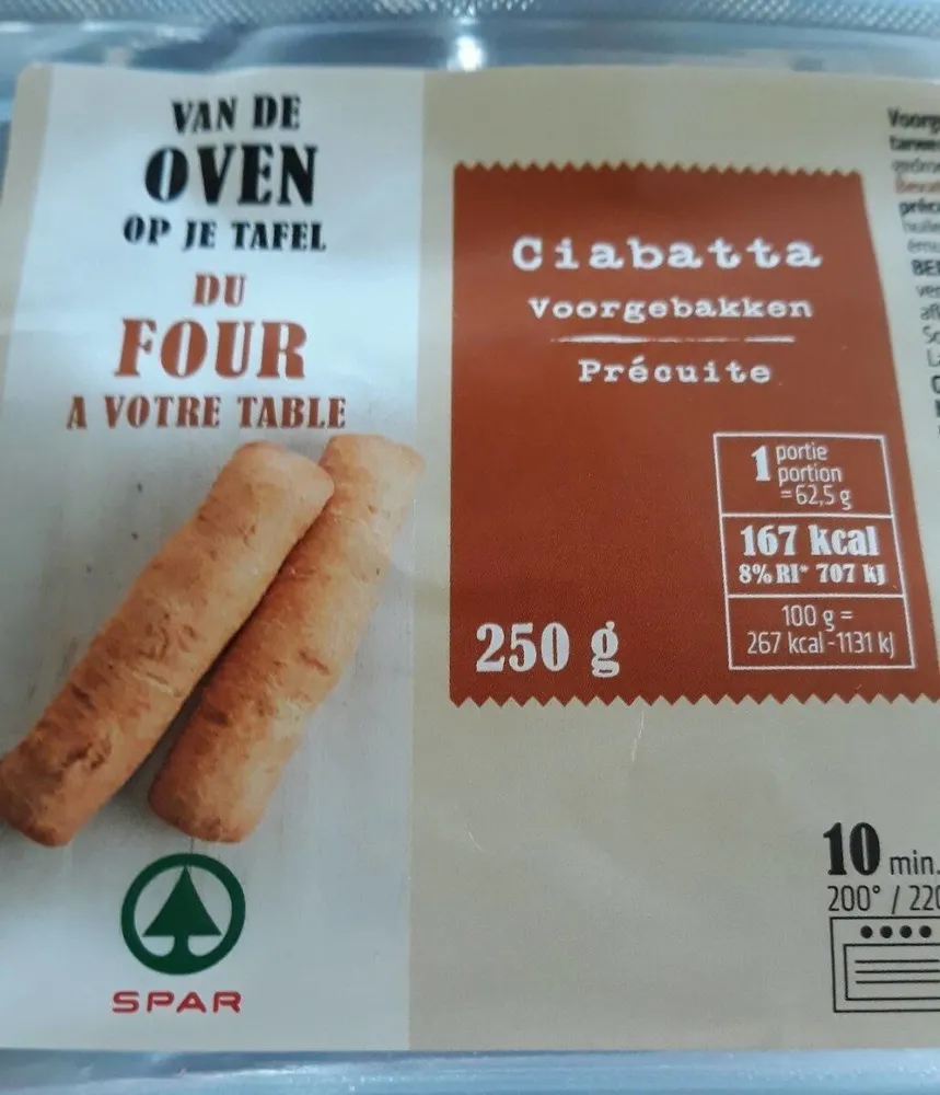 Ciabatta precuite