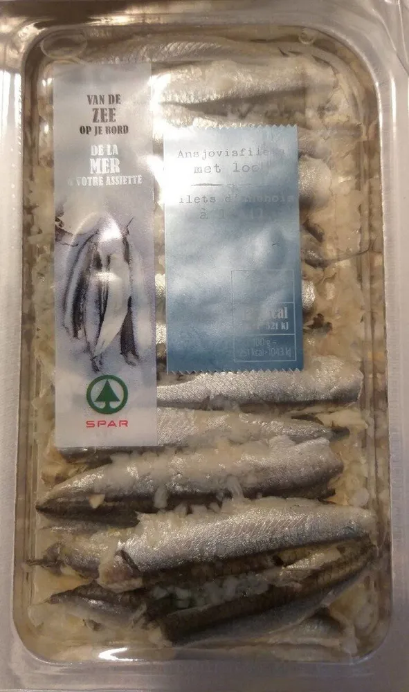 Filets d'anchois à l'ail