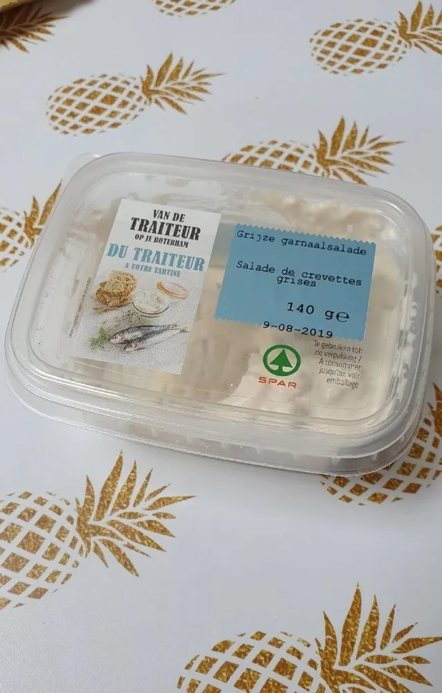 Salade de crevettes grises
