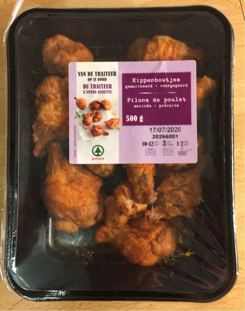 Pilons de poulet, marinés - précuit