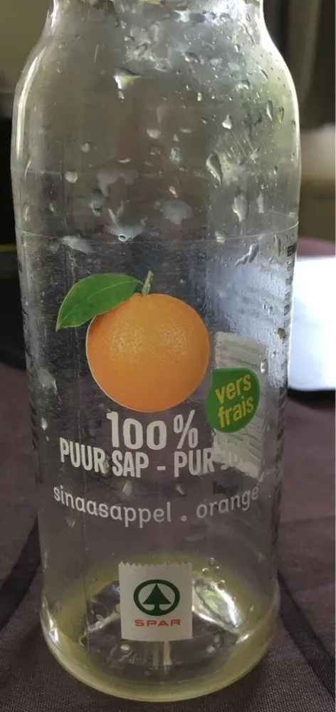 100% pur jus d'orange