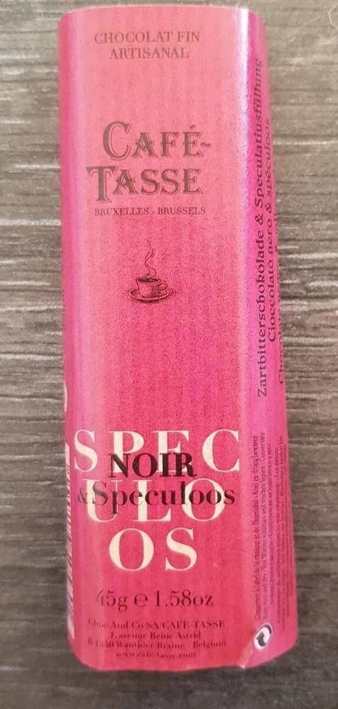 Chocolat fin artisanal noir speculos