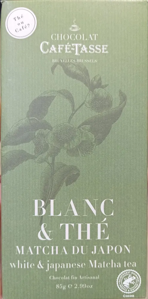 Blanc et thé Matcha du Japon