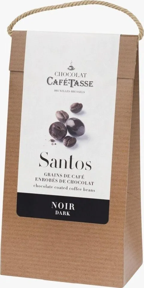 Grains De Café Enrobés De Chocolat Noir