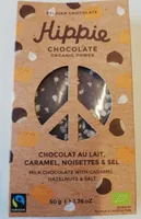 Chocolat au lait caramel noisette sel