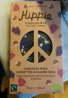 Chocolat noir noisettes raisin sec