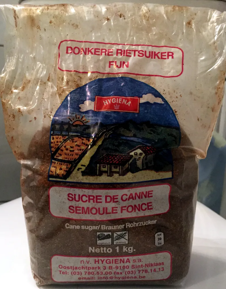 Sucre de canne semoule foncé