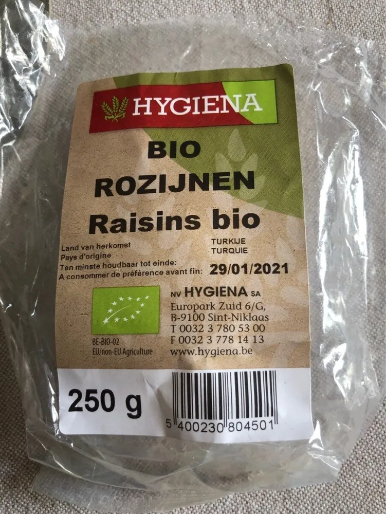 Raisins Bio