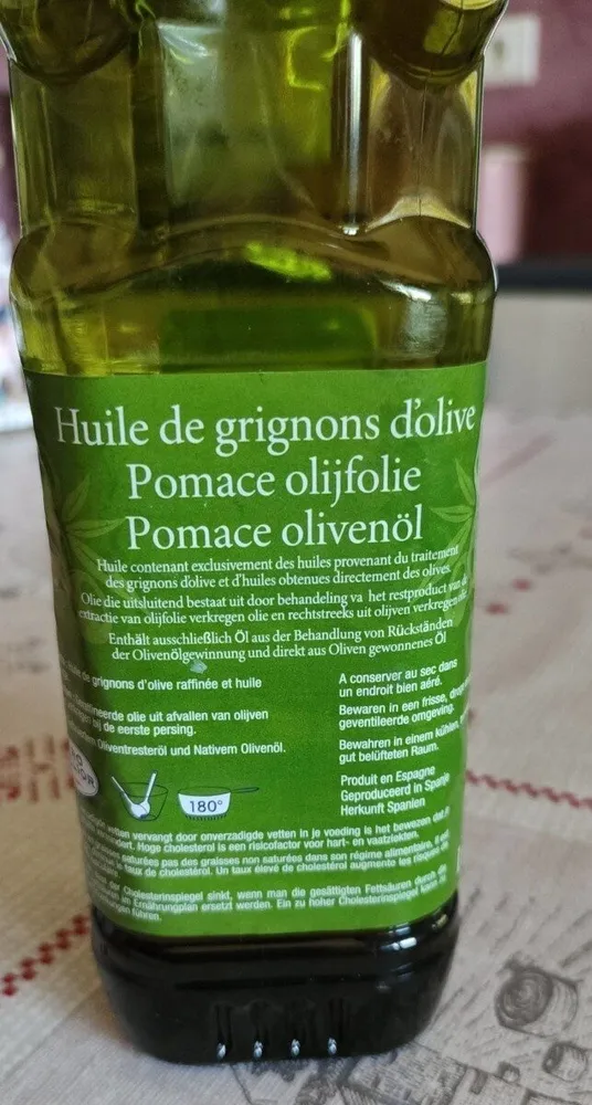 Huile de grignons d'olive