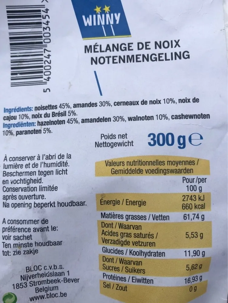 Melange de noix